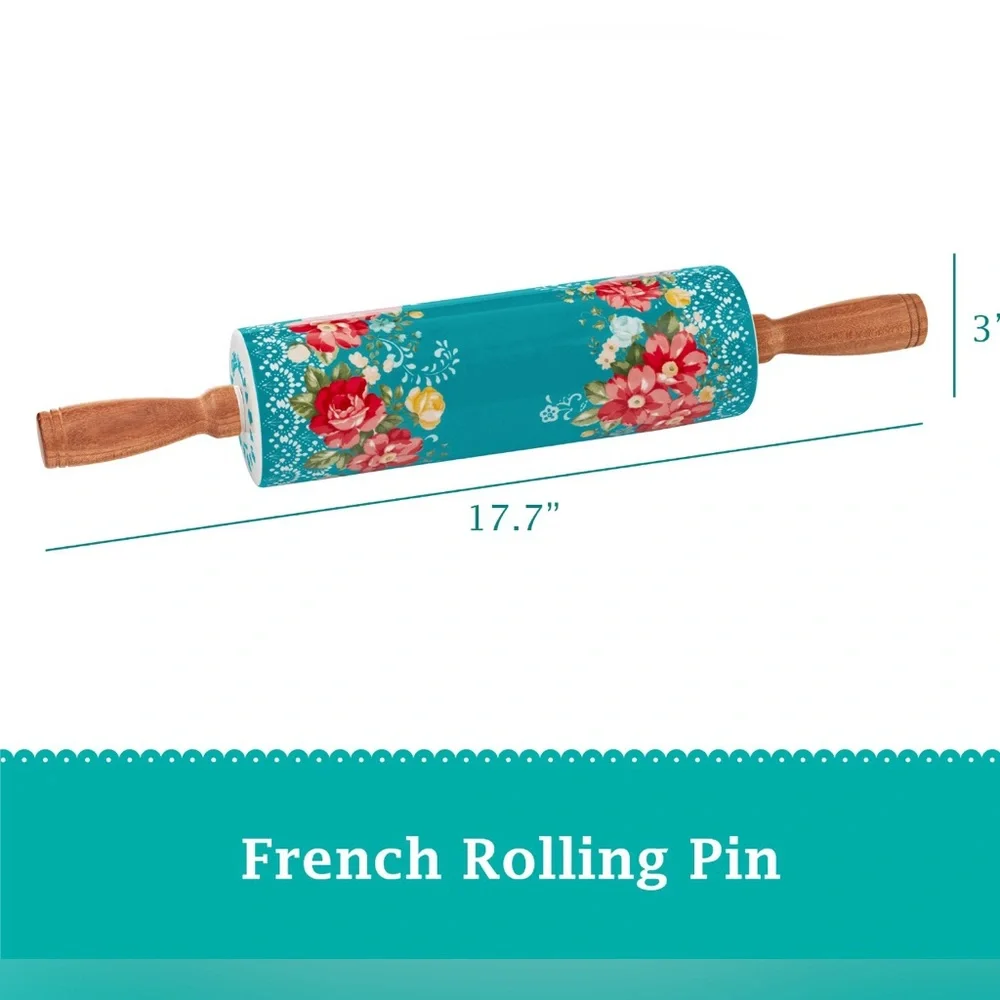 The Pioneer 19.9 in Ceramic French Rolling Pin - Picture 6 of 7
